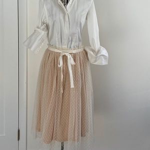 Evie Swiss Dot Tulle Skirt